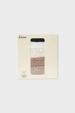 Set de 5 braguitas de microfibra