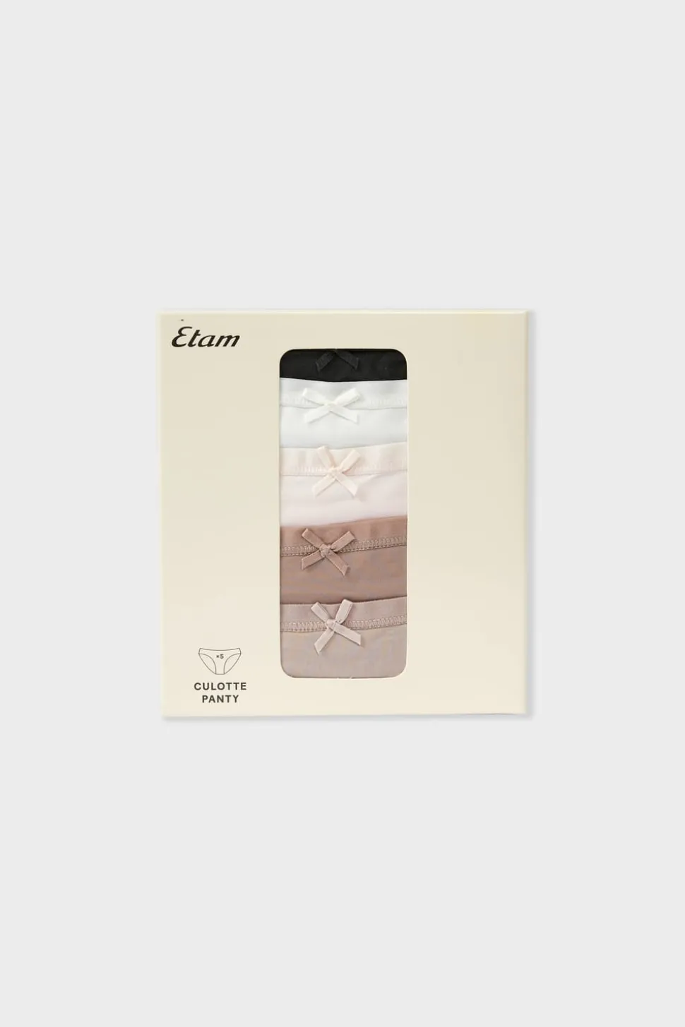 Set de 5 braguitas de microfibra