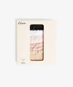 Set de 5 tangas de microfibra