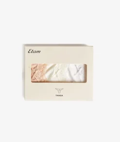 Set de 3 tangas de microfibra y encaje