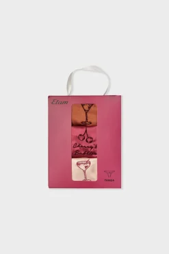 Set de 3 tangas satinados