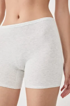 Short ciclista de algodón orgánico elástico