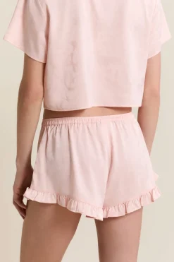 Short de pyjama satiné