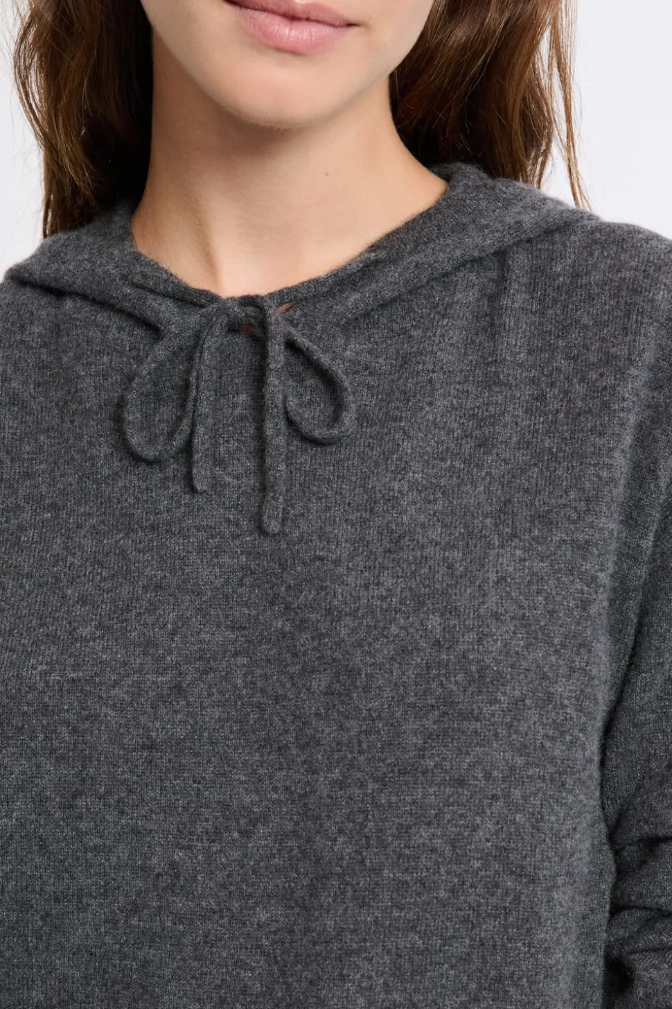Sudadera con capucha de cashmere