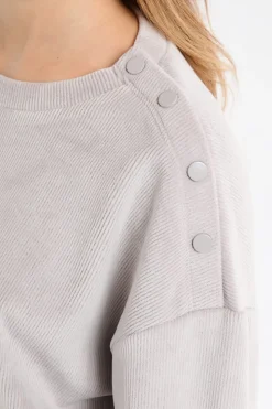 Sudadera de pijama con cuello redondo