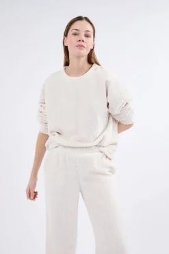 Sudadera de pijama con efecto terciopelo