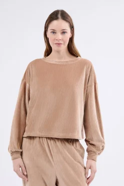 Sudadera de pijama de terciopelo