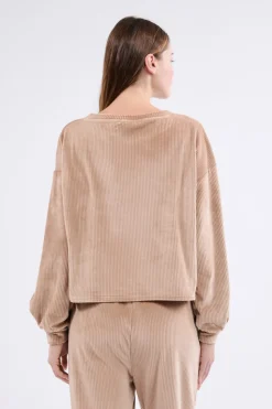 Sudadera de pijama de terciopelo