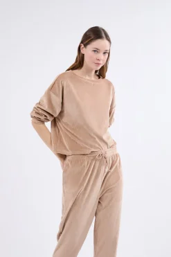 Sudadera de pijama de terciopelo