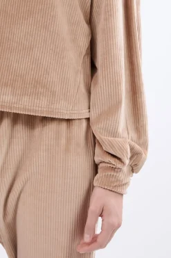 Sudadera de pijama de terciopelo