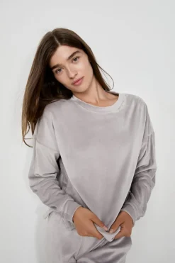 Sudadera de pijama de terciopelo