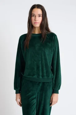 Sudadera de pijama de terciopelo