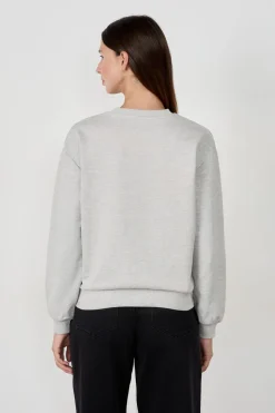 Sudadera estampada corazón