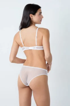 Sujetador balconet bordado