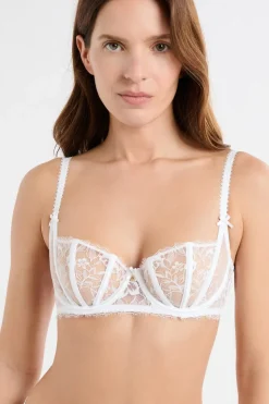Sujetador balconette de encaje
