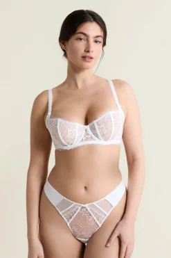 Sujetador balconette de encaje