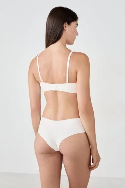 Sujetador bandeau aros suaves tirantes desmontables