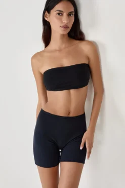 Sujetador bandeau con aros de algodón orgánico elástico