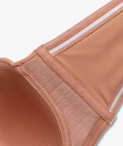 Sujetador bandeau, copas C-E, tirantes desmontables