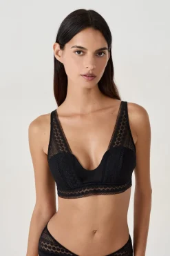 Sujetador bandeau foulard