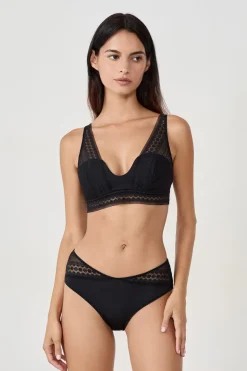 Sujetador bandeau foulard