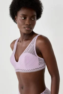 Sujetador bandeau foulard de encaje