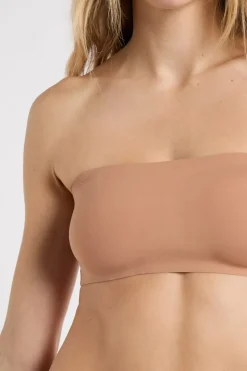 Sujetador bandeu de microfibra con tirantes removibles