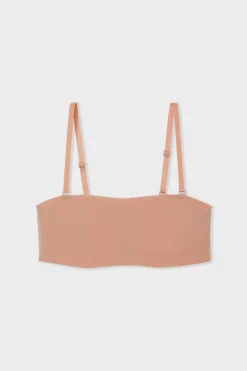 Sujetador bandeu de microfibra con tirantes removibles