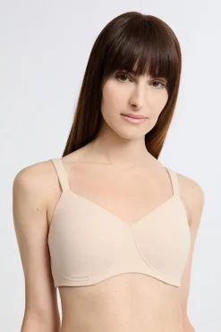 Sujetador con copas finas sin aros post-mastectomía