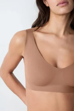 Sujetador de microfibra