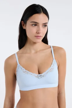 Sujetador de microfibra y encaje