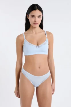 Sujetador de microfibra y encaje