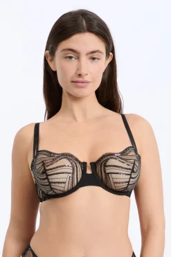 Sujetador N.9 - Balconette con bordado perlado