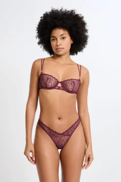 Sujetador N.9 - Balconnet con bordado floral