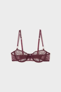 Sujetador N.9 - Balconnet con bordado floral