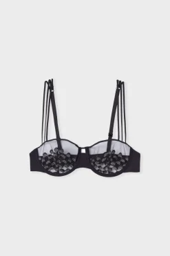 Sujetador N.9 - Balconnet con detalles bordados