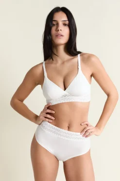 Sujetador N.8 - Triángulo sin aros premamá, clips de lactancia