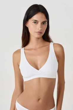 Sujetador reversible de algodón orgánico elástico