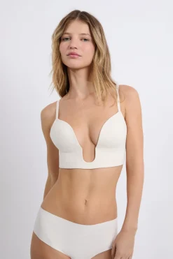 Sujetador sin aros de copa fina para escote bajo