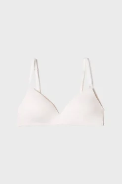 Sujetador sin aros de copas finas de microfibra