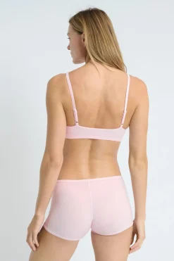 Sujetador sin aros de microfibra