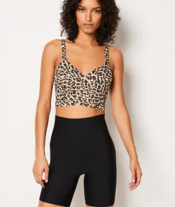 Sujetador sin aros 24h leopardo