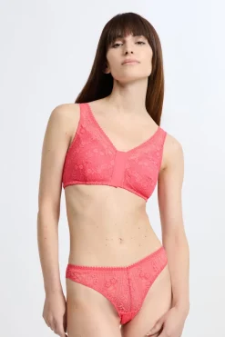 Sujetador sin aros post-mastectomía con abertura delantera