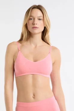 Sujetador sin costuras con algodón