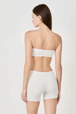 Sujetador sin tirantes sin aros de algodón orgánico elástico