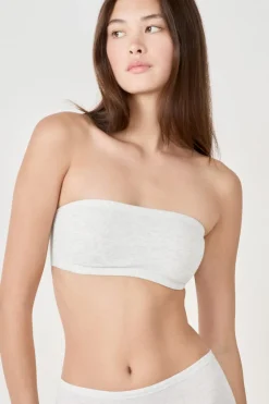 Sujetador sin tirantes sin aros de algodón orgánico elástico
