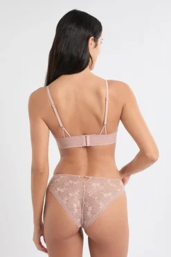 Sujetador triangular de encaje