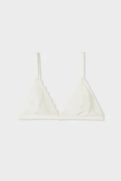 Sujetador triángulo con bordado