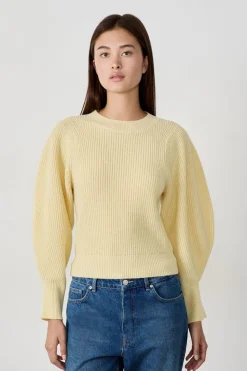 Suéter con mangas abullonadas