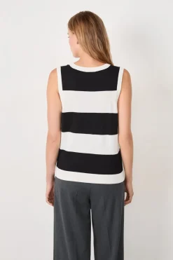 Suéter cárdigan sin mangas